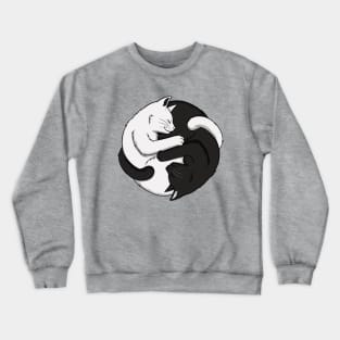 Yin Yang Cats Crewneck Sweatshirt